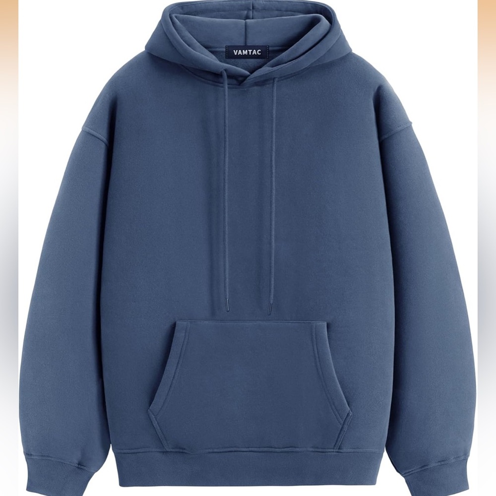 Vamtac Fleece Hoodies Oversized Hooded Sweatshirt Unisex XL NWT Blue